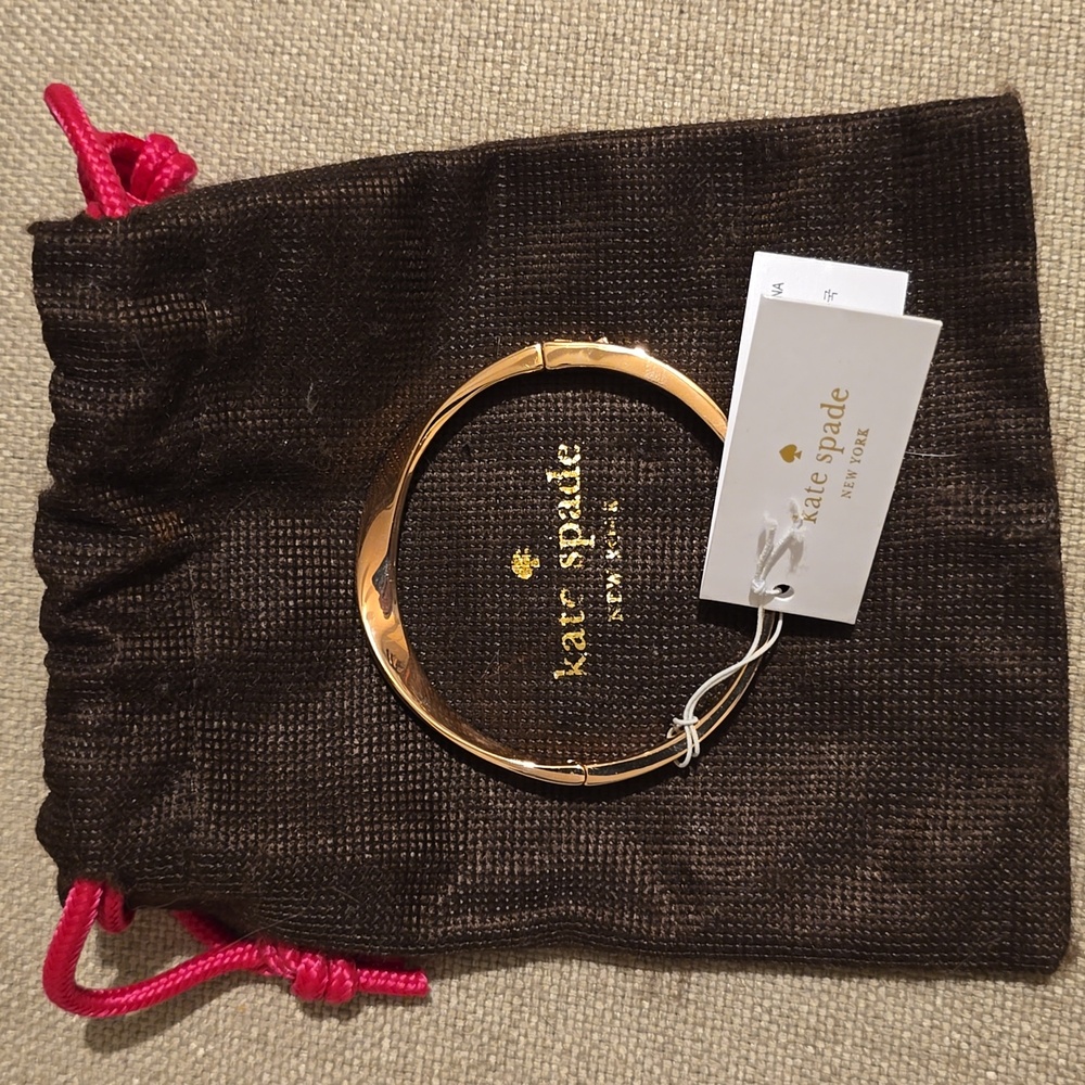 Kate Spade rose gold bangle